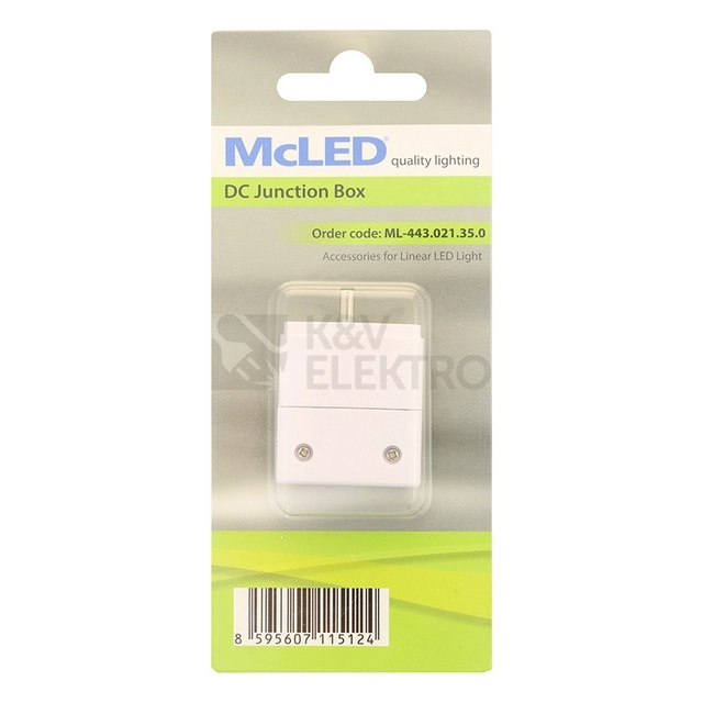 Obrázek produktu McLED DC připojovací konektor ML-443.021.35.0 k lineárnímu LED svítidlu 2