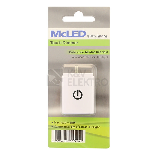 Obrázek produktu Dotykový stmívač k lineárnímu LED svítidlu McLED ML-443.023.35.0 2