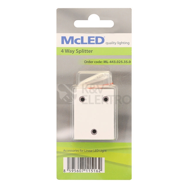 Obrázek produktu  Rozbočovač k lineárnímu LED svítidlu ML-443.025.35.0 McLED 2