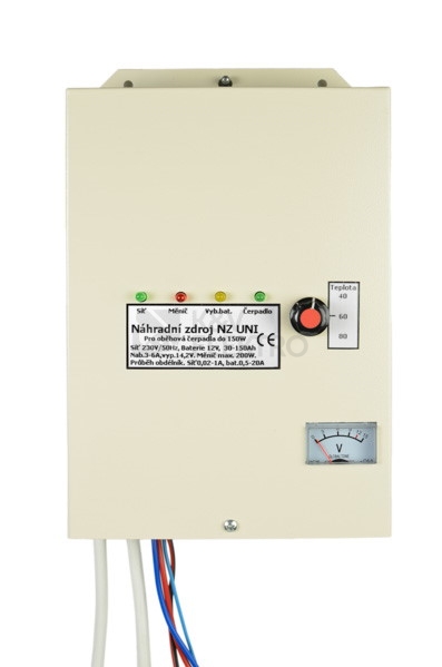 Obrázek produktu  Záložní zdroj Ptáček NZ UNI Z pro oběhová čerpadla do 150W 230V závěsný 1