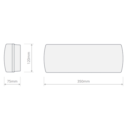 Nouzové svítidlo MODUS Awex OZN/ECL/1W/C/3/SA/X/CL ECONOMIC OZAWECL3SA IP65 3h