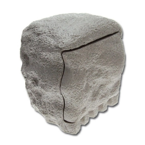 Zahradní zásuvkový sloupek/kámen Ecolite STONE 4 šedá 4x zásuvka XSTA-224G (obrázek 3)