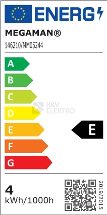 Obrázek produktu LED žárovka E27 Megaman LG6104.8CS/WW/E27 A60 8W (40W) teplá bílá (2700K) 1