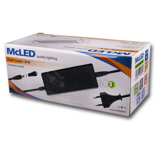 Obrázek produktu  LED napájecí zdroj McLED 12VDC 10A 120W ML-732.069.11.0 souosý konektor 5,5mm 6
