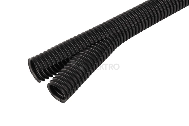 Obrázek produktu Husí krk trubka rozevíratelná Fränkische Co-flex PP-UV 23mm černá (10m) 38402302 0