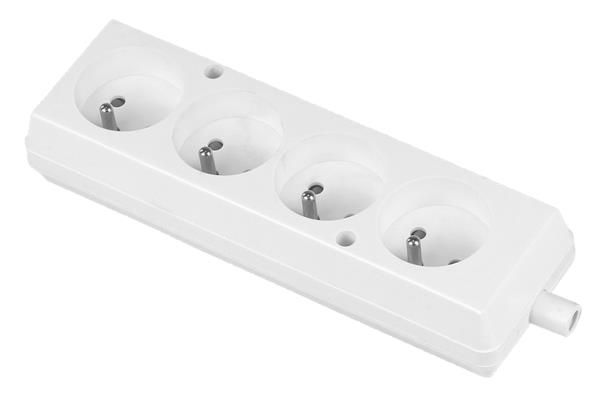 Čtyřzásuvka JONEX GN-470 bílá 16A/250V