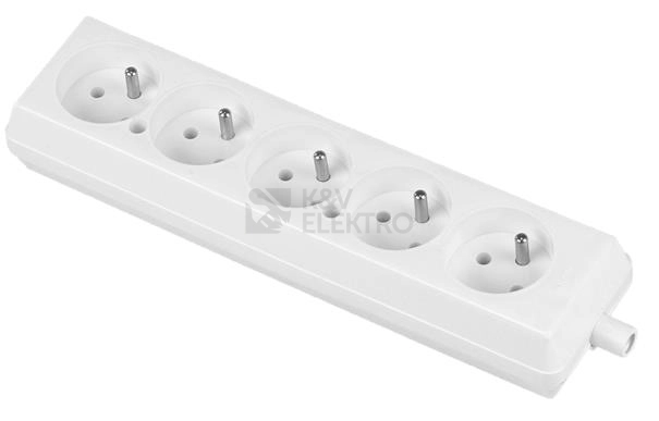 Obrázek produktu Pětizásuvka JONEX GN-570 bílá 16A/250V 0