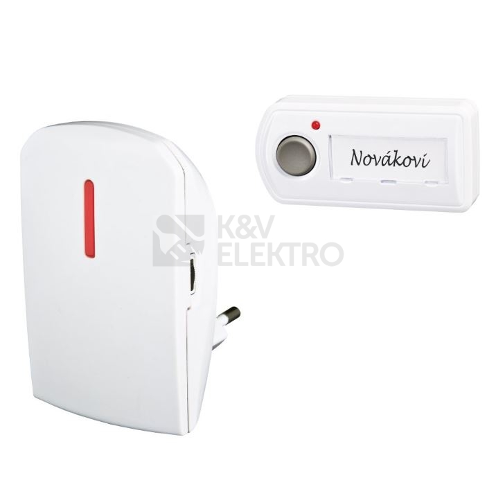 Obrázek produktu  Bezdrátový domovní zvonek do zásuvky ELEKTROBOCK BZ11 0