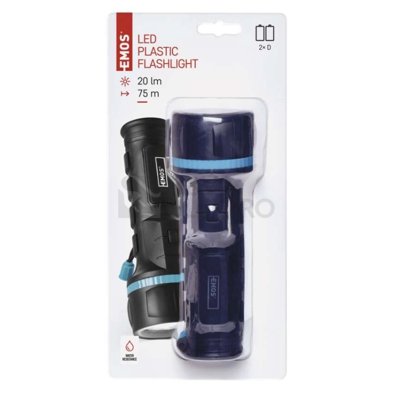 Obrázek produktu LED ruční svítilna EMOS P3862 20lm 2x D 3
