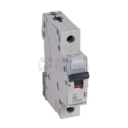 Jistič Legrand TX3 1P B6 10kA 404081