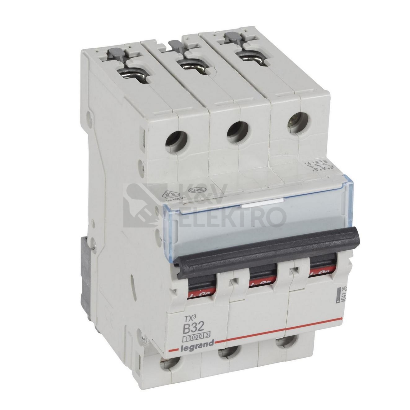 Obrázek produktu Jistič Legrand TX3 3P B32 10kA 404129 0