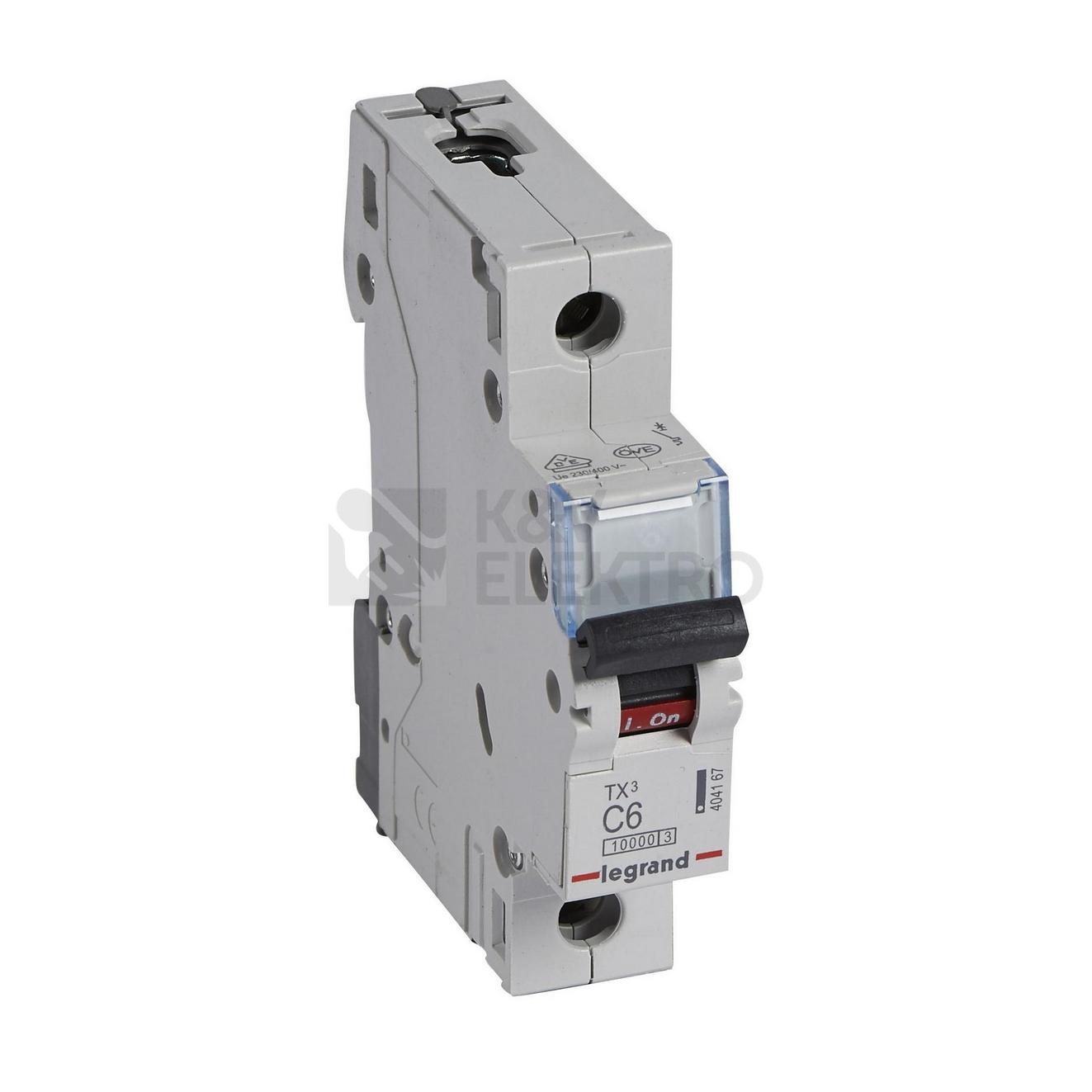 Obrázek produktu Jistič Legrand TX3 1P C6 10kA 404167 0