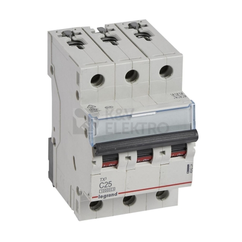 Jistič Legrand TX3 3P C25 10kA 404224