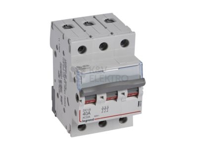 Obrázek produktu Instalační vypínač Legrand DX3 3P 40A 400V 406466 0