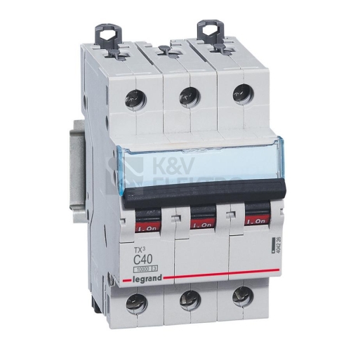 Jistič Legrand TX3 3P C40 10kA 404226