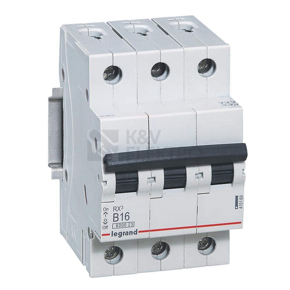 Obrázek produktu RX3 JISTIC 3P B16 6000A /419169/ 0