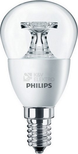 Obrázek produktu LED žárovka E14 Philips CP P45 CL 4W (25W) teplá bílá (2700K) 0