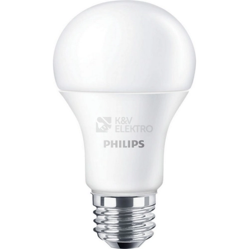 LED žárovka E27 Philips CorePro A60 10W (75W) studená bílá (6500K)