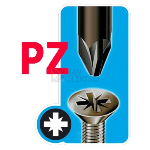 KRIZOVY BIT PZ 3-25MM STANDARD