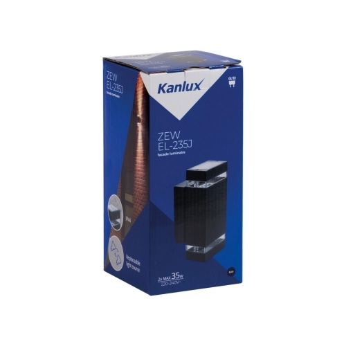 Svítidlo Kanlux ZEW EL-235J-B GU10 IP44 černá 22440 (obrázek 9)