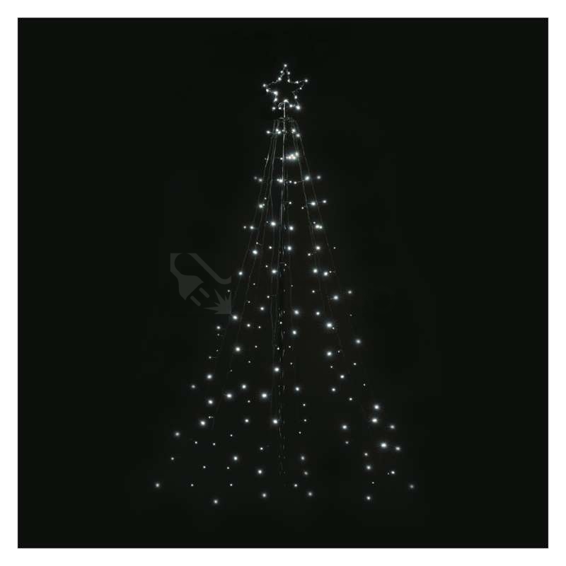 Obrázek produktu  LED vánoční kovový strom 180cm venkovní EMOS ZY2259 DCTC02 230V studená bílá s časovačem 6