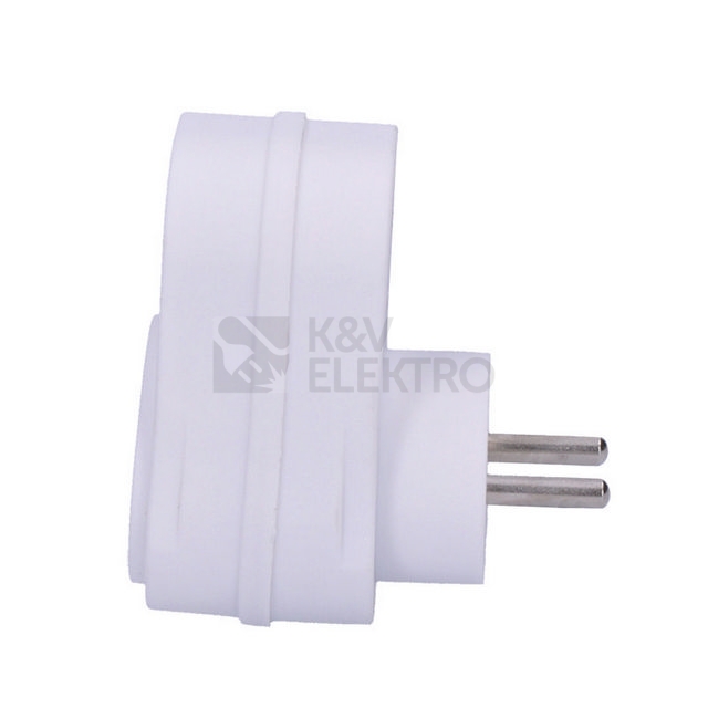 Obrázek produktu Přepěťová ochrana do zásuvky 236J 1 zásuvka kontrolka Solight PO20 3