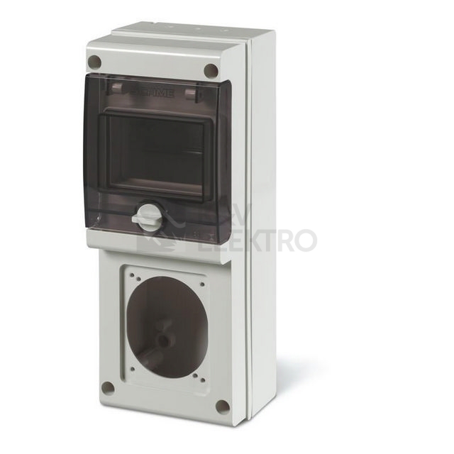 Obrázek produktu Prázdná zás.skříň BLOCK1 s 1x otvor.4DIN 632.1500-000 0