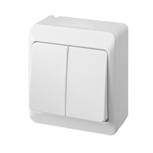 Vypínač č.5 Famatel Galatea IP44 bílá 5332-02