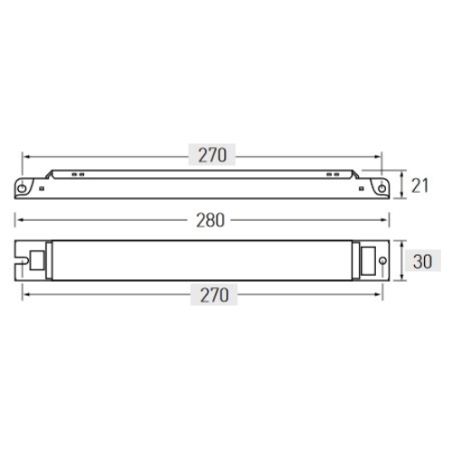 Elektronický předřadník Helvar EL 1X80 NGN5 pro zářivky T5 (80 W), T5-eco (80 W), TC-L (80 W)