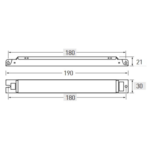 Elektronický předřadník Helvar EL 1X54 NGN5 pro zářivky T5, 1x54W