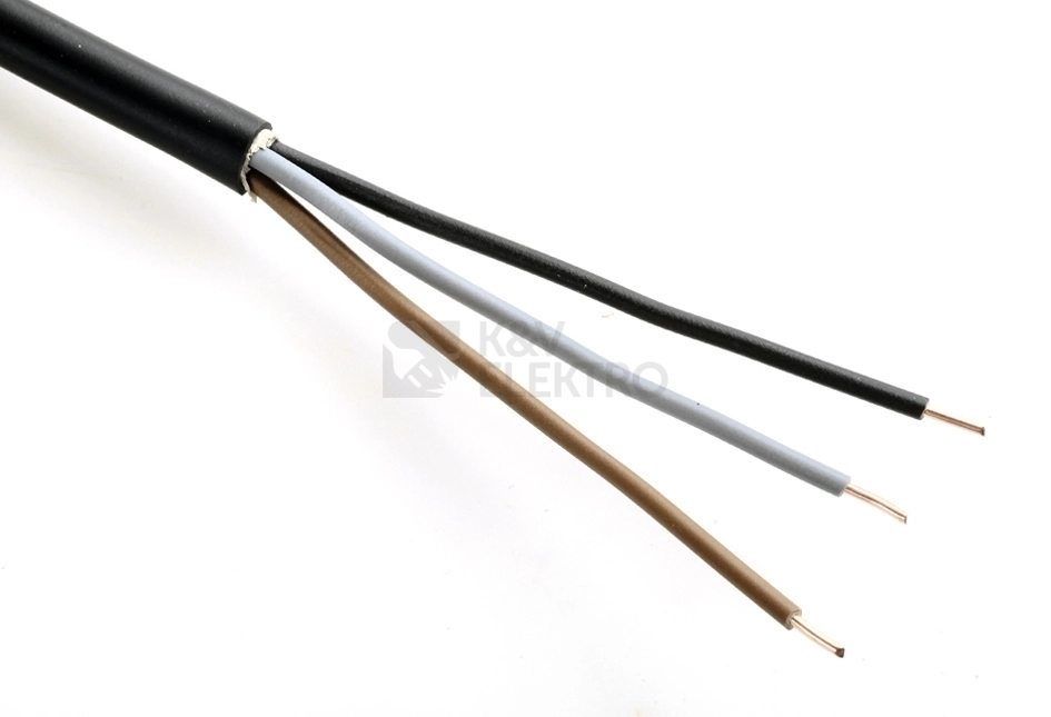 Obrázek produktu Kabel CYKY-O 3x1,5 (CYKY 3Ax1,5) kruh 100m 0
