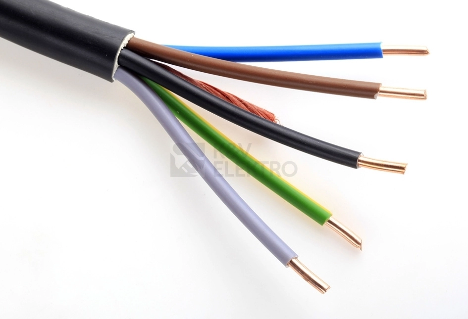 Obrázek produktu Kabel CYKY-J 5x4 (CYKY 5Cx4) kruh 100m 0