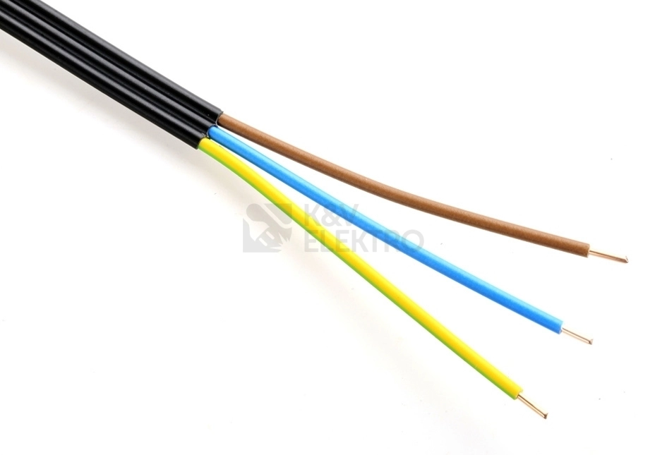 Obrázek produktu Kabel CYKYLo-J 3x2,5 (CYKYLo 3Cx2,5) metráž 0