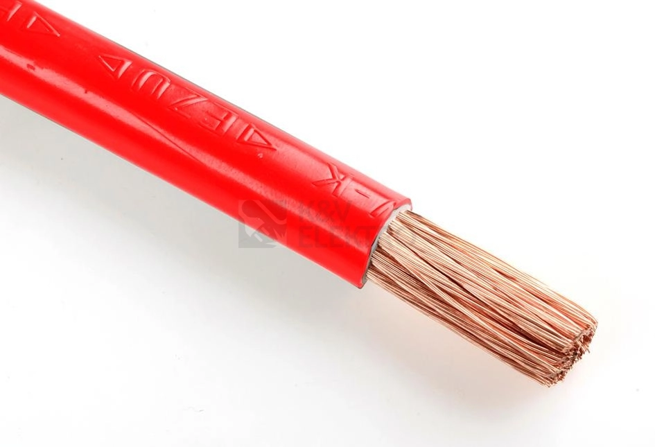 Obrázek produktu Vodič CYA H07V-K 25 rudá (CYA 25) metráž 0