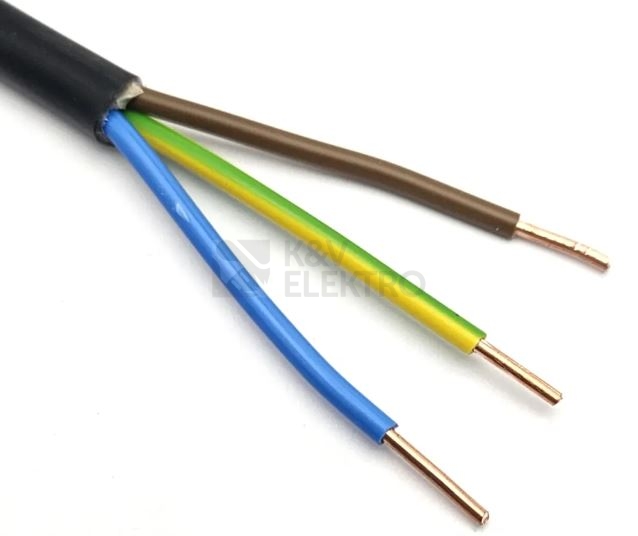 Obrázek produktu Kabel CYKY-J 3x6 (CYKY 3Cx6) metráž 0