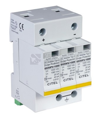 Obrázek produktu Svodič přepětí CITEL DS50PVS-1000 480311 0