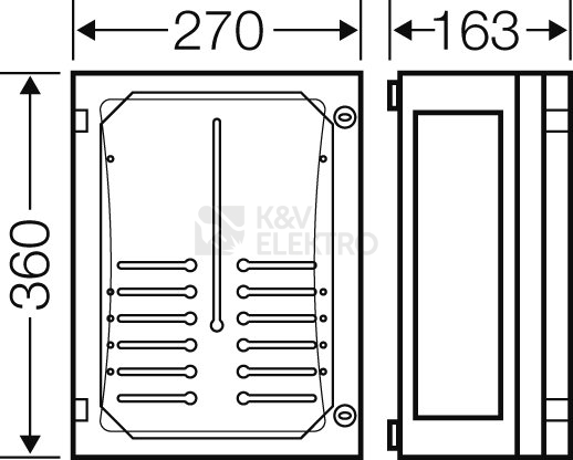 Obrázek produktu Elektroměrová skříň FP2211 1