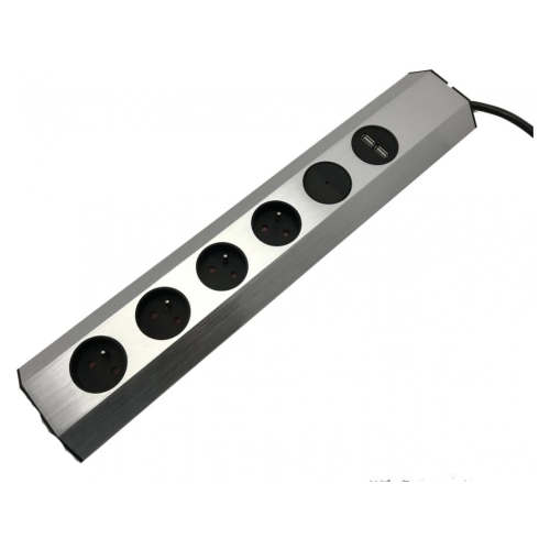 Zásuvkový blok BACHMANN CASIA 923.012 4zásuvky+USB nabíječka s vypínačem (obrázek 8)