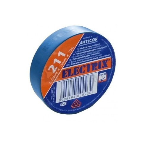  Izolační páska Anticor Electrix 211 15x10 tmavě modrá
