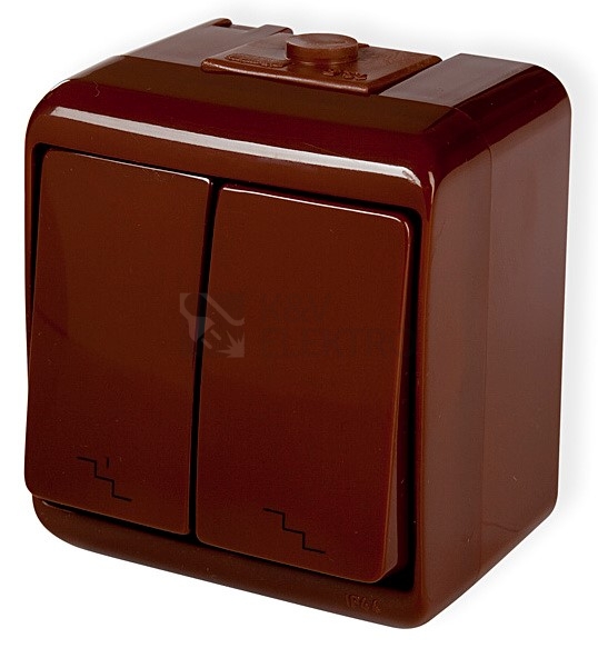 Obrázek produktu SPINAC C.6+6 JUNIOR IP44 HNEDY 0