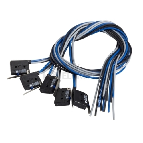 Miniaturní polohový spínač, plochá páka, kabel délka 0,5m XEP4E1FDA326