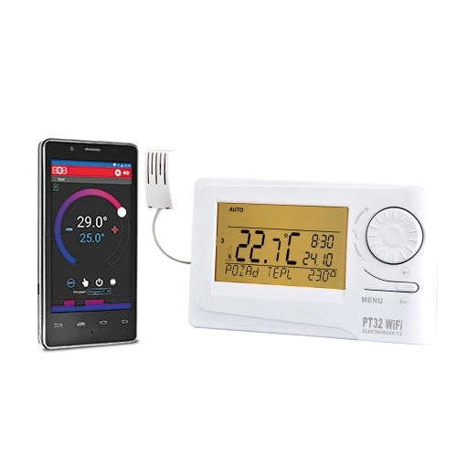 Chytrý termostat ELEKTROBOCK PT32 WiFi (obrázek 4)