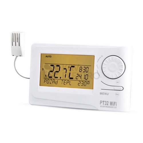 Chytrý termostat ELEKTROBOCK PT32 WiFi