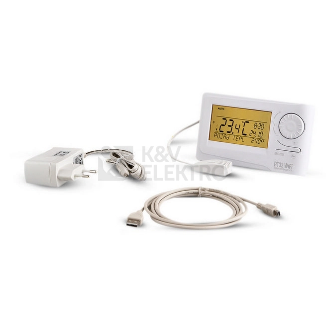 Obrázek produktu Chytrý termostat ELEKTROBOCK PT32 WiFi 6