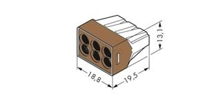 Obrázek produktu Svorka WAGO 773-606 6x4 1