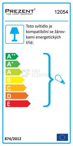 Obrázek produktu Nástěnné svítidlo PREZENT Lindos 2xE14/40W IP44 92012054 1