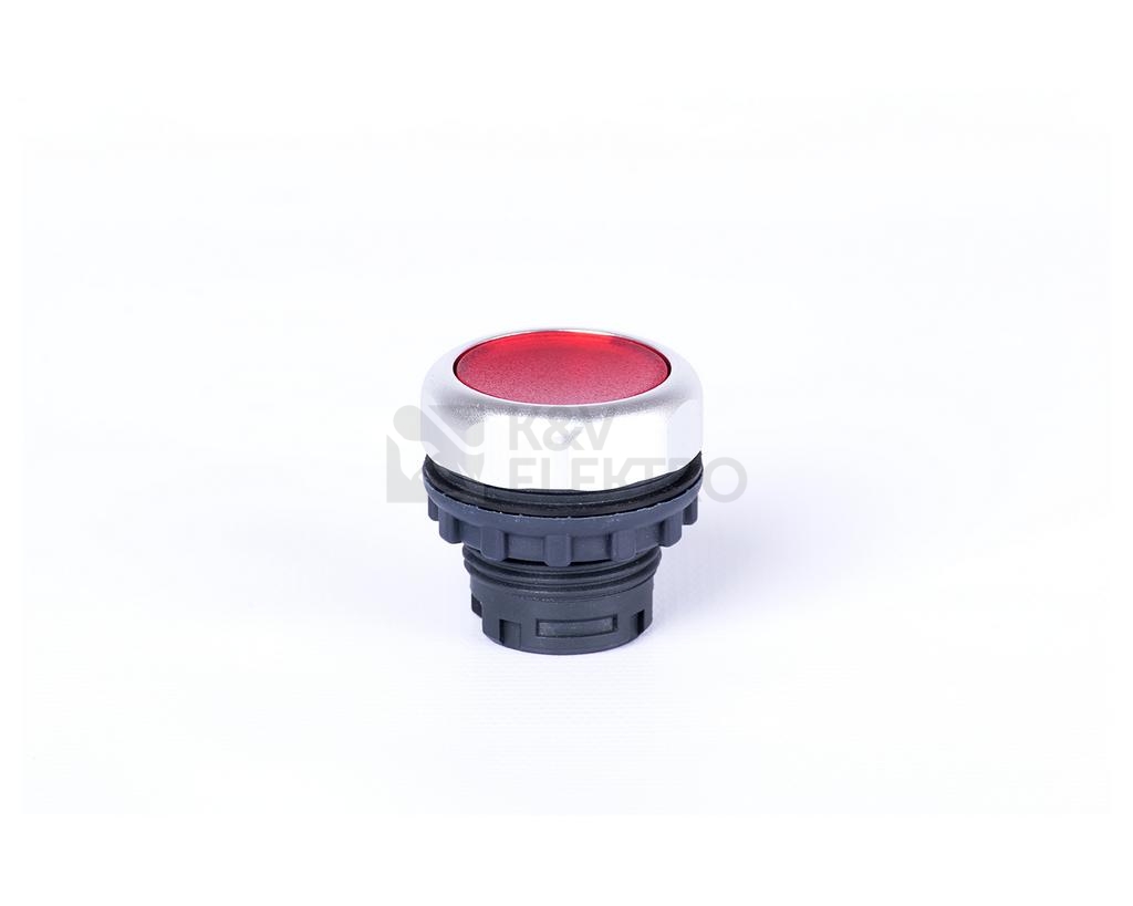 Obrázek produktu Ovládací hlavice se zapuštěným tlačítkem, bez aretace, prosvětlená, červená, Noark Ex9P1 FI r /105620/ 0