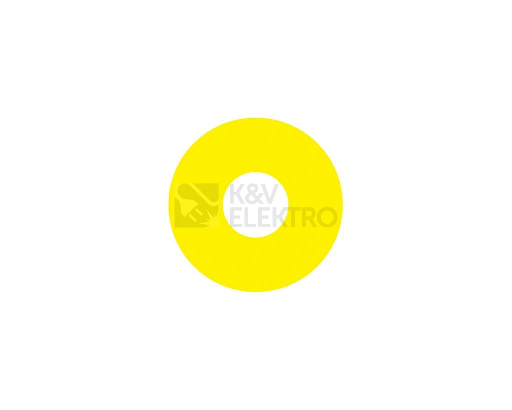 Obrázek produktu Štítek NOARK Ex9P1 H S6EMPTY prázdný žlutý kruhový prům. 60mm 0