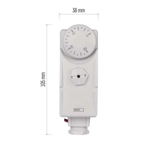 Příložný kapilárový termostat EMOS T80F (obrázek 10)