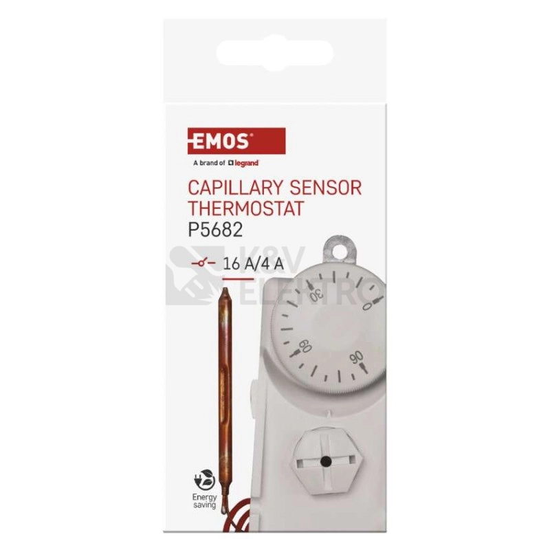 Obrázek produktu Příložný kapilárový termostat EMOS T80F 3